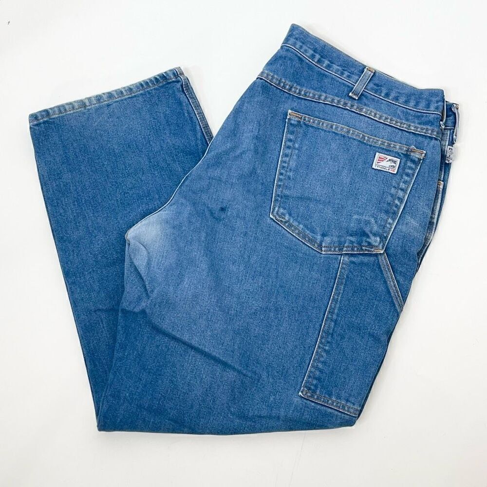 Tyndale Fire Resistant FRMC cargo light wash jeans - Men’s 44/32
